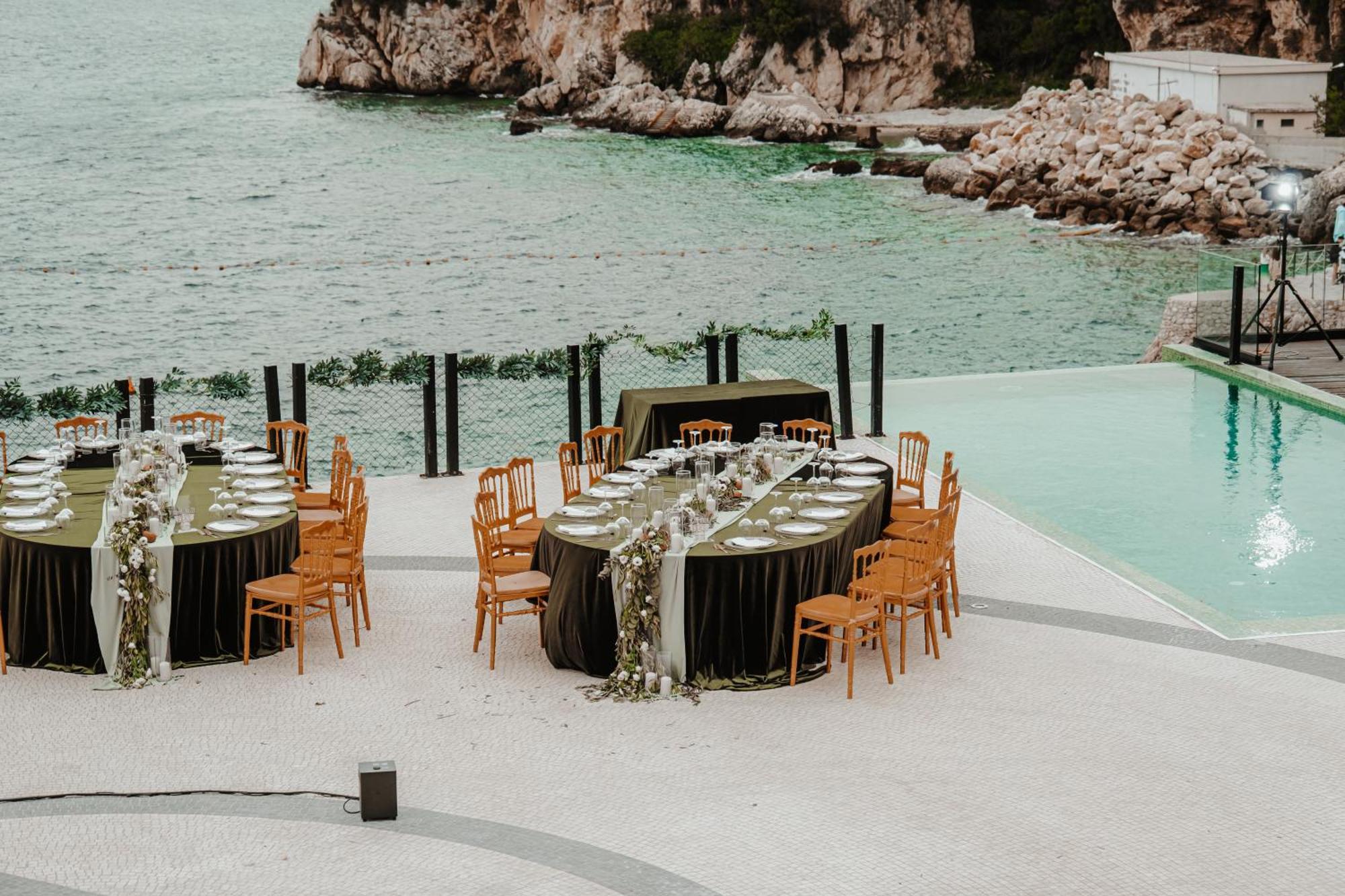 Maritim Marina Bay Resort Spa & Casino Adult Friendly Vlorë 외부 사진 Wedding reception at the Hotel de la Plage, 2019